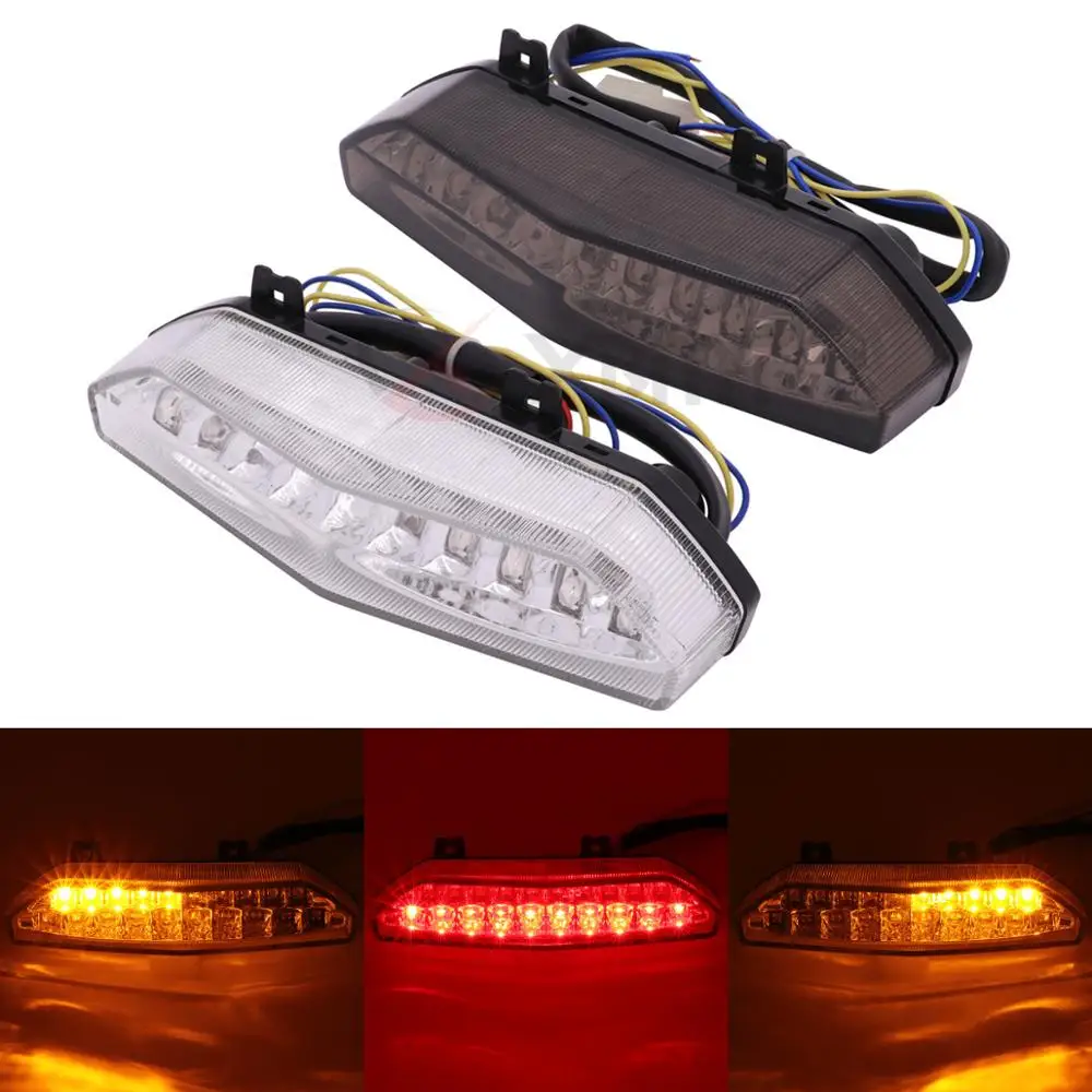 

Motorcycle Rear Tail Light Brake Turn Signals Integrated LED Light For Yamaha YZFR1 YZF-R1 YZF1000 2002-2003