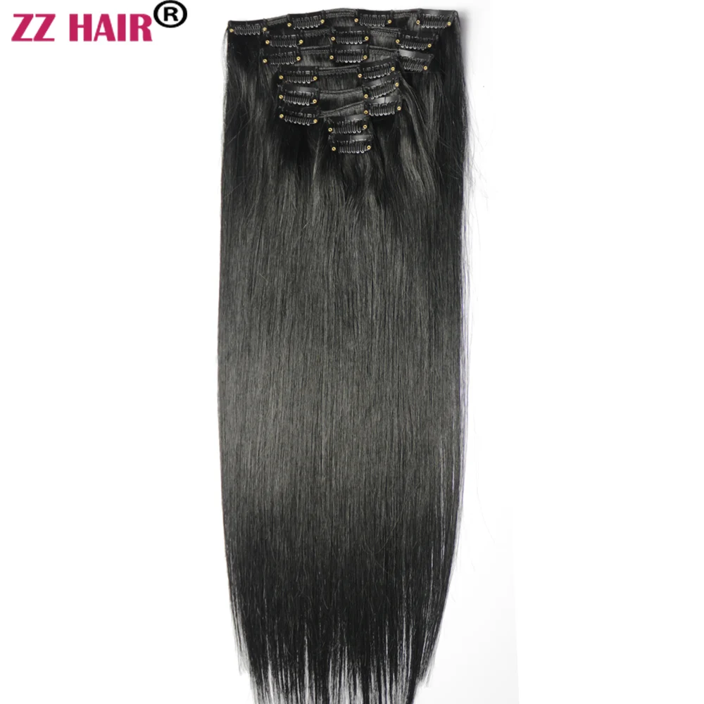 ZZHAIR 100% estensioni dei capelli umani brasiliani Remy 16 \