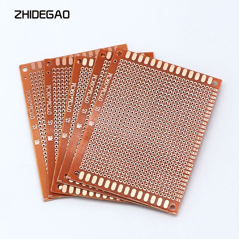 5 unids/lote 7x9cm 7*9 papel prototipo DIY PCB placa de circuito de matriz de experimento Universal en Stock