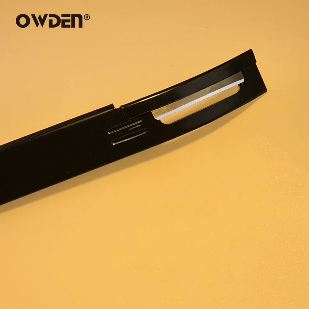 OWDEN Safety Beveler coltello per sfoltire per sottile la pelle spessa fai da te Skiver coltelli per sfoltire la pelle in stile americano