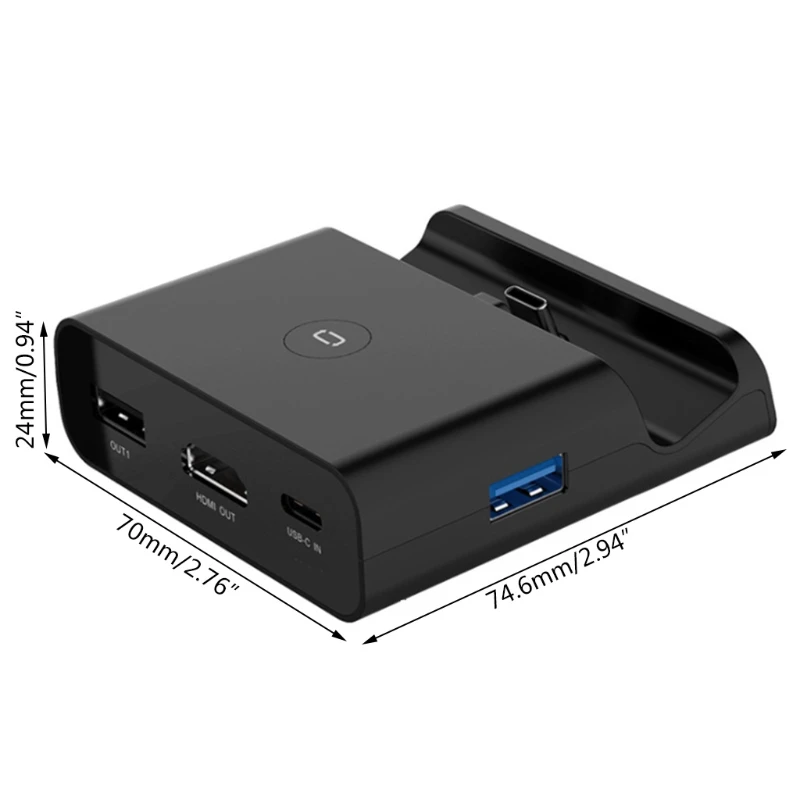 Adattatore Video compatibile HDMI 1080P al caricatore della Docking Station del convertitore TV per Switch/Switch Lite