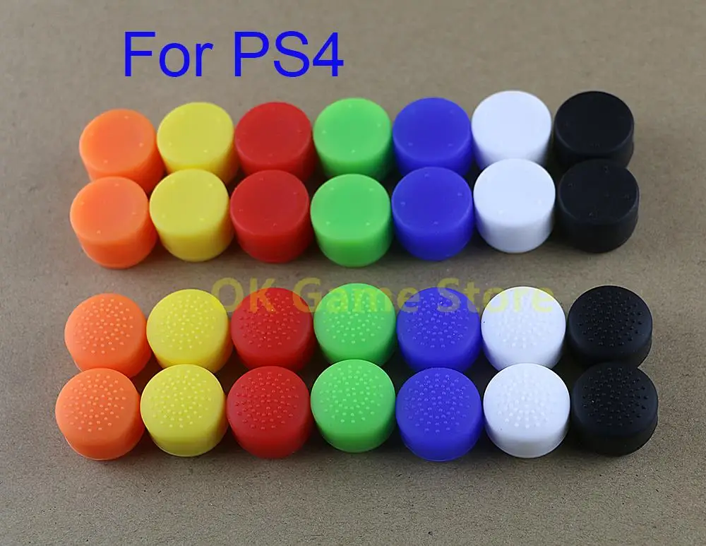 150pcs/lot For ps4 Controller Replacement Heighten Cap Silicone Analog Thumb Stick Grips Cap Cover grips Cap