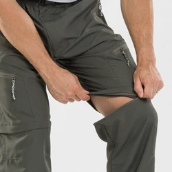 Pantalon d'été à séchage rapide pour hommes, imperméable, amovible, tactique, pour randonnée, Sport, respirant, short de Camping