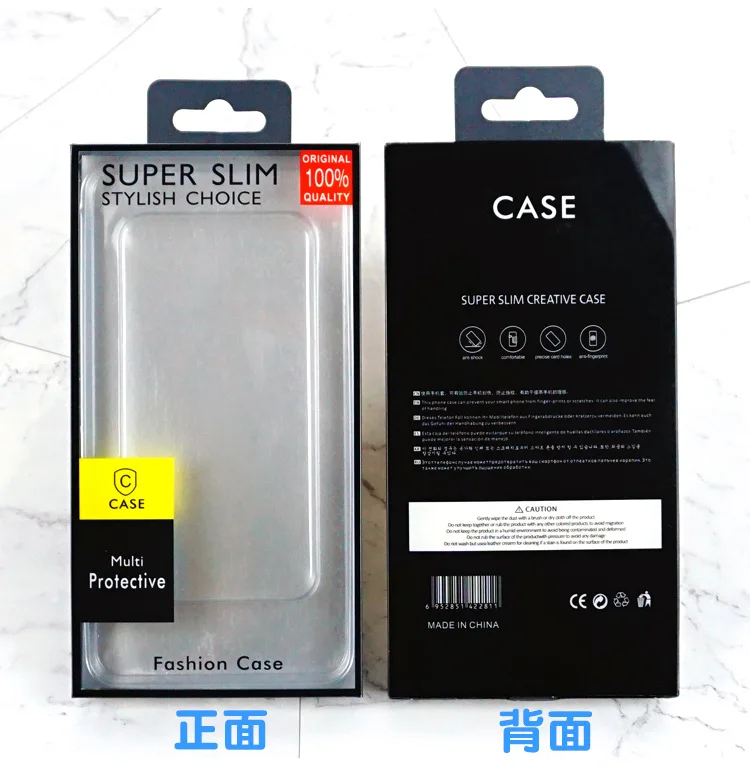 50PCS/Lot PVC Retail Package Box Packing Boxes for Phone Cases - iPhone 11 Pro Max, XR, 7, 8, 6s, Samsung S10, S10e, Note 8, 9,