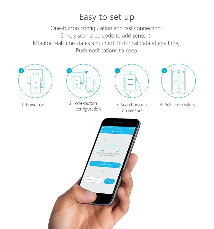 برودلينك اللاسلكية مفتاح فوب عن بعد ل S2/S1/S1C مجموعة إنذار الأمن ، حل المنزل الذكي