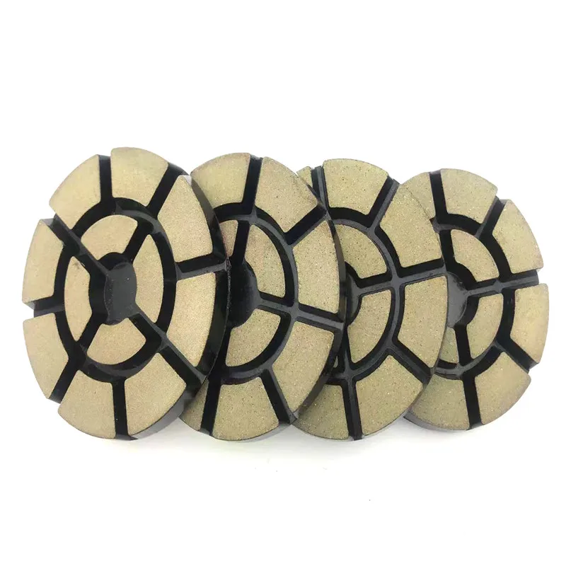 9PCS Ceramic  Polishing Pads 4 Inch 100mm Concrete Floor Grinding Wheel Diamond Dry /Wet Use Coarse