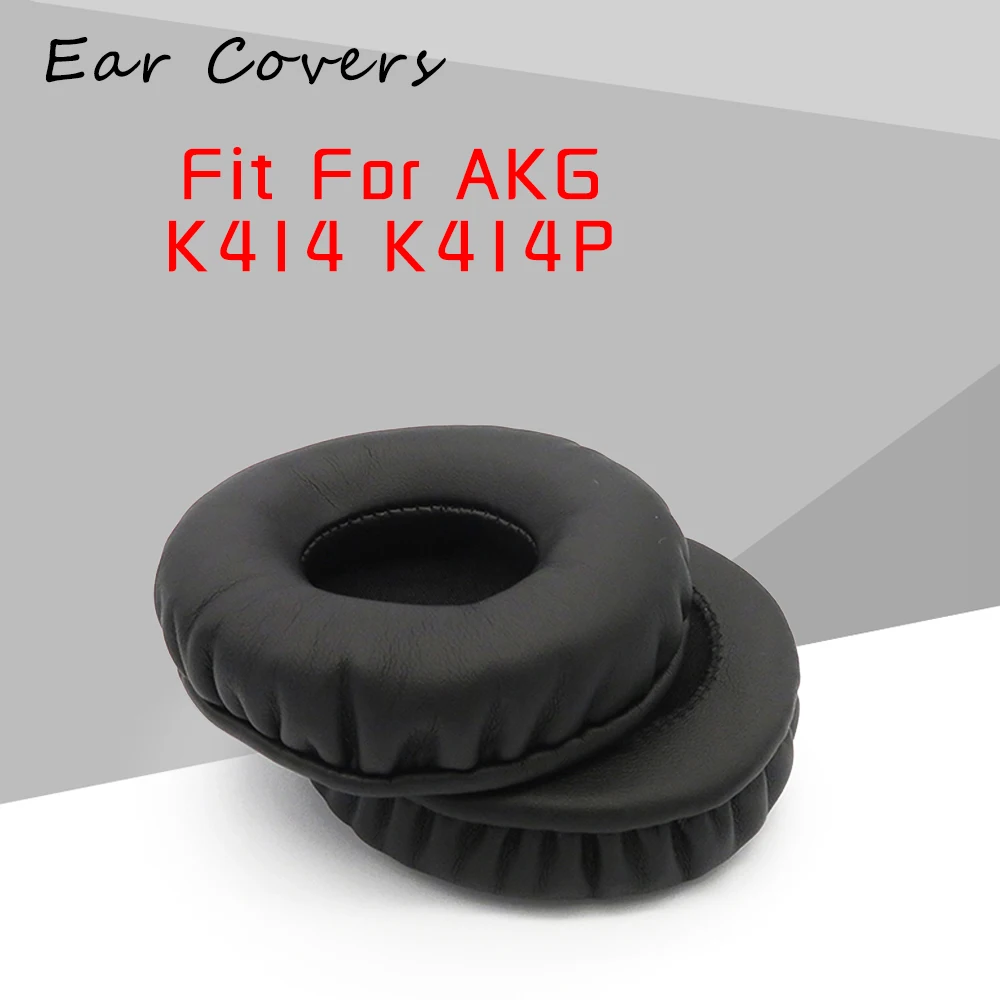 Ear Pads For AKG K414 K414P Earpads Headphone Replacement Headset Ear Pad PU Leather Sponge Foam