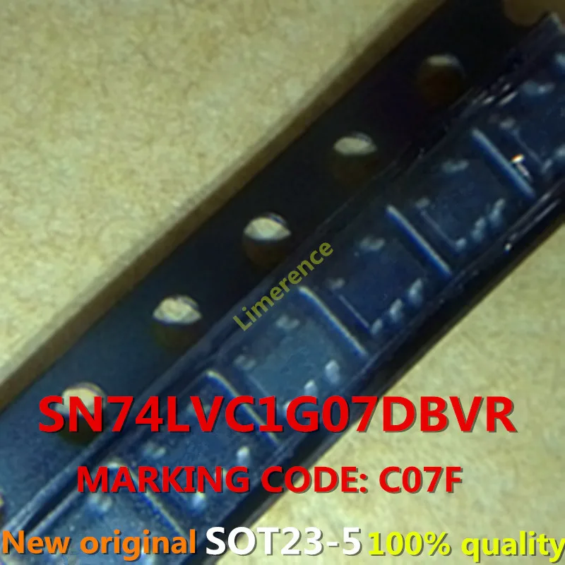 10PCS SN74LVC1G07DBVR SOT23-5 MARKING CODE: C07F 