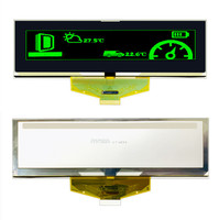 IPS 5.5 inch 30PIN SPI HD Green OLED Screen SSD1322 Drive IC 8bit Parallel Interface 256*64