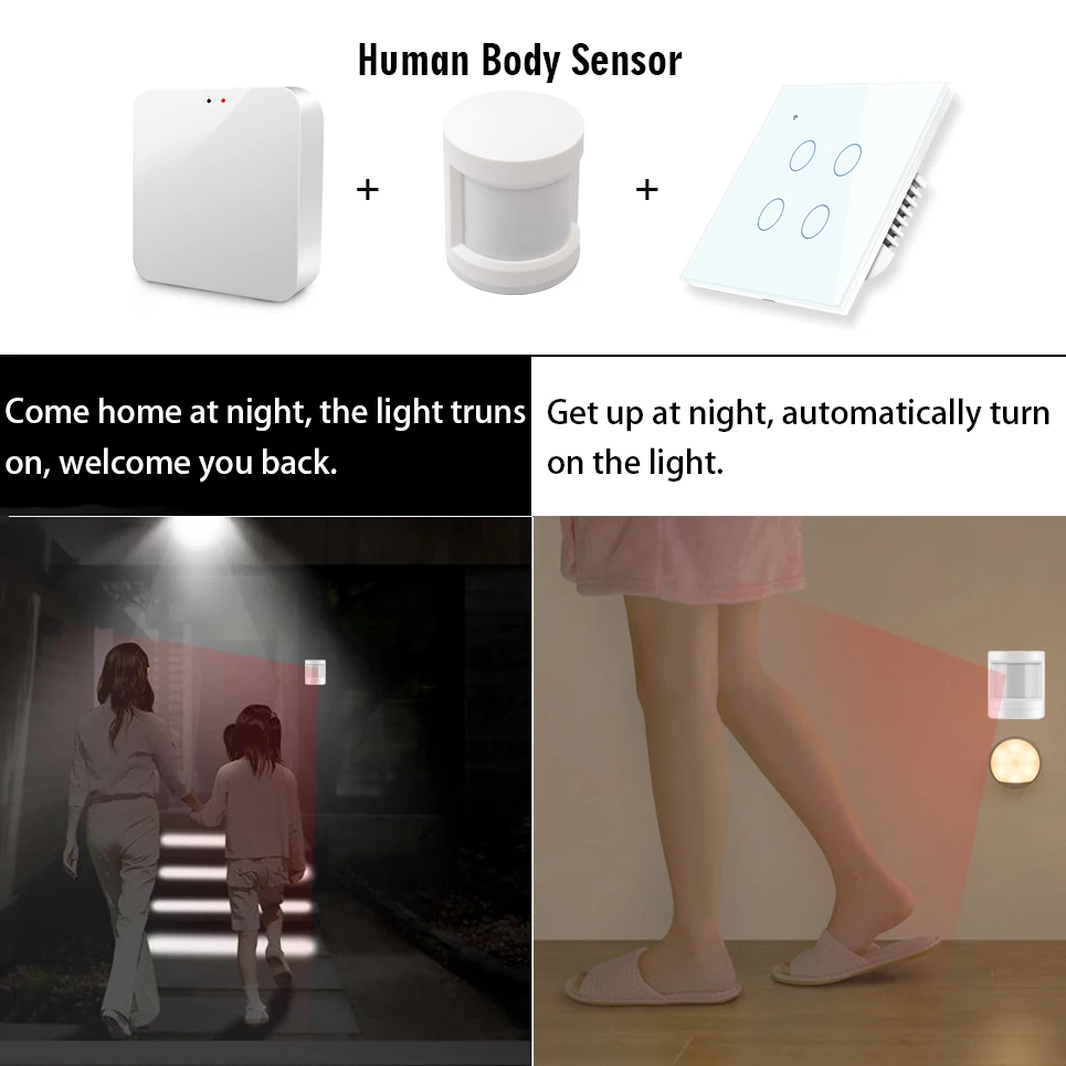 Imagem -04 - Nenhum Fio Neutro Necessário Zigbee Casa Inteligente Wifi Parede Toque Interruptor Way Controle de Luz Switchac85240v1 Gang