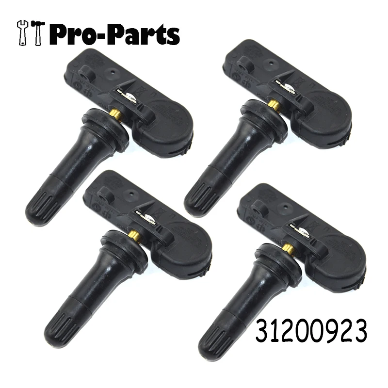 

4PCS TPMS Tire Pressure Sensors 31200923 For Volvo S60 S80 V70 XC70 XC90 1999-2012 30748991 315MHz