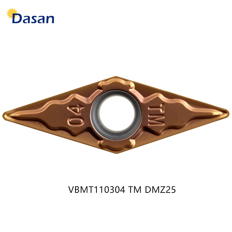 10PCS VCMT110304 TM VCMT110308 VBMT110304 Carbide Inserts CNC Lathe Tool Turning Cutter for Steel