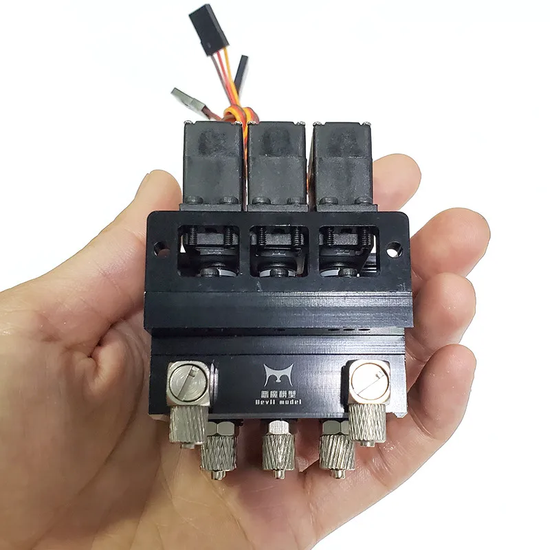 RC Model 3-way Hydraulic Directional Valve Model Excavator Hydraulic Valve Forklift Hydraulic Steering Valve Model