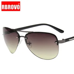 RBROVO 2023 Summer Pilot Men Sunglasses Women Outdoor Vintage Big Frame Lunette De Soleil Femme UV400 Driving Travel Glasses