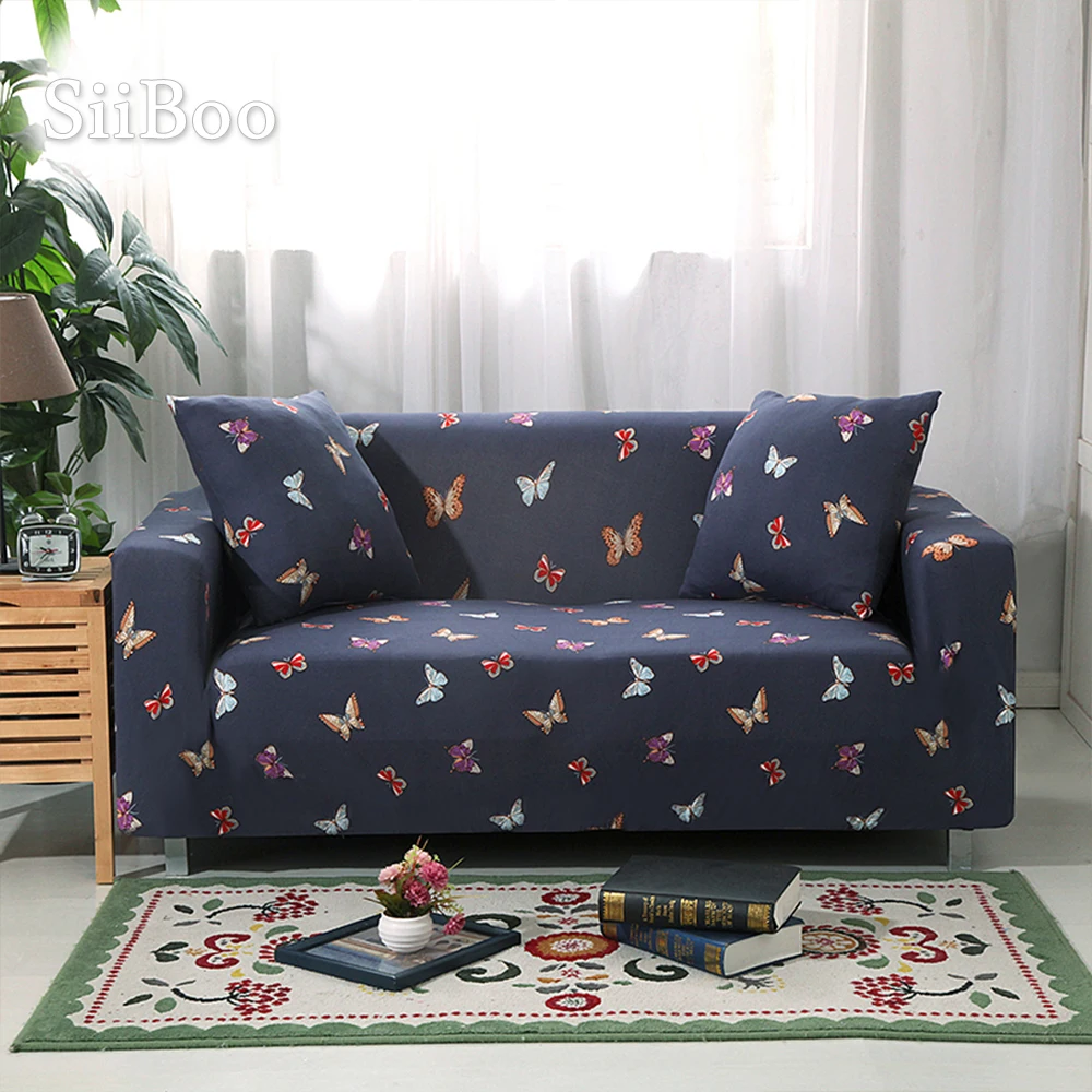 

1SEAT 2SEATS 3SEATS 4SEATS pastoral print stretch seat covers Slipcover Universal Elastic force Sofa covers SP4079 Free Shipping