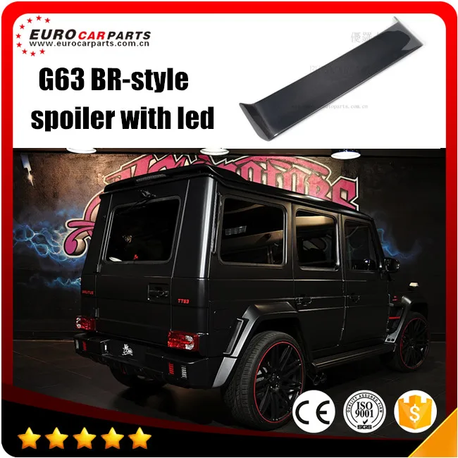 carbon fiber W463 rear spoiler fit for W463 G500 G550 G55 G63 G65 to B800 G63 roof spoiler carbon fiber material