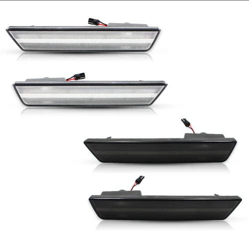 Imagen 2 del producto IJDM coche 36-SMD rojo 12V para Dodge Challenger 2008-2014, para Dodge Charger 2011-2014 luces de posición laterales traseras con luces LED rojas