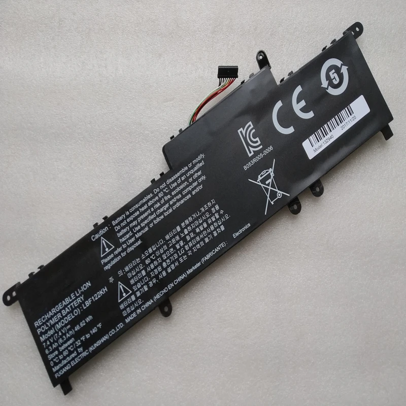 New LBF122KH Laptop Battery 7.4V 46.62Wh For LG Xnote P210 P220 P330 Tablet Notebook P210-G.AE21G P210-GE20K