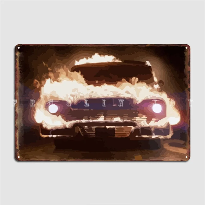 Christine On Fire Poster Metal Plaque Cinema Wall Decor Wall Cave Funny Tin Sign Poster