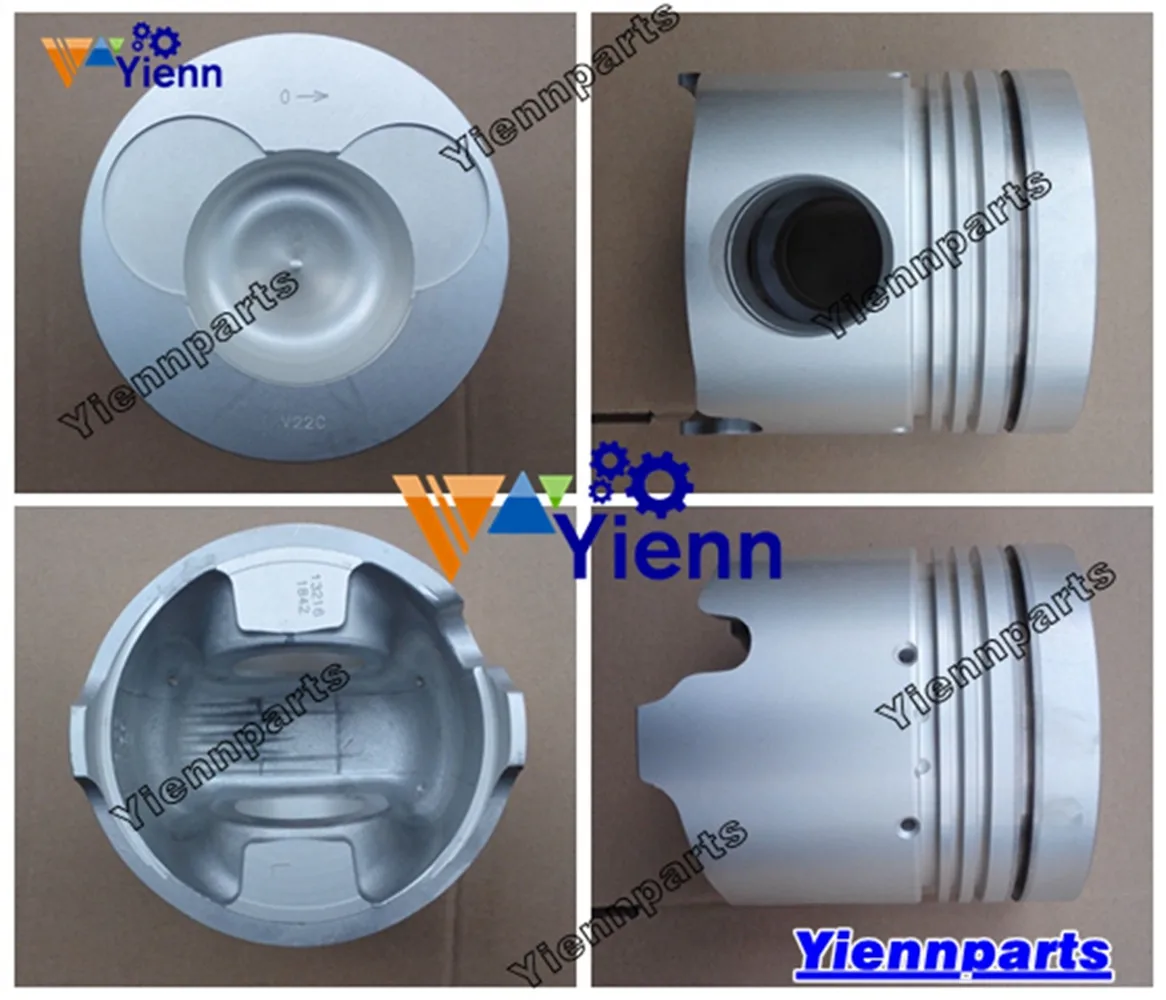 

For Hino V22C Piston 13226-1162 13216-1842 Wth Pin And Clips 139mm For Hino W-SH1VDBA Truck V22C Diesel Engine Parts