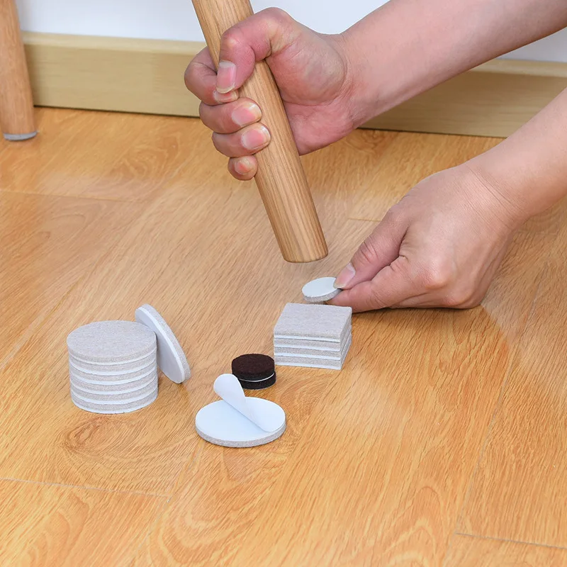 201 PCS Self-Adhesive Felt Furniture Pads - Anti-Scratch Protection For Chairs, Drawers & Floors