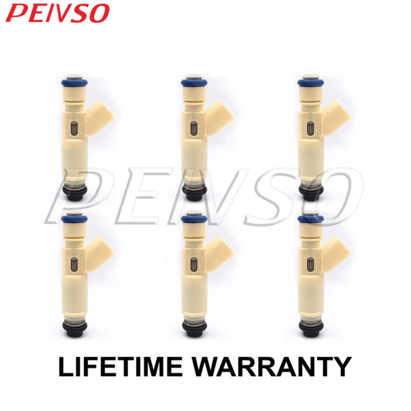 

PEIVSO 6pcs 195500-3521 YL8E-C7B AJ0313250 Fuel Injector For FORD&MAZDA ESCAPE / TAURUS / TRIBUTE 3.0L V6 1955003521