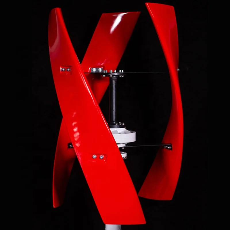 Turbina aerogeneradora de eje Vertical para uso doméstico, 600W, precio de fábrica
