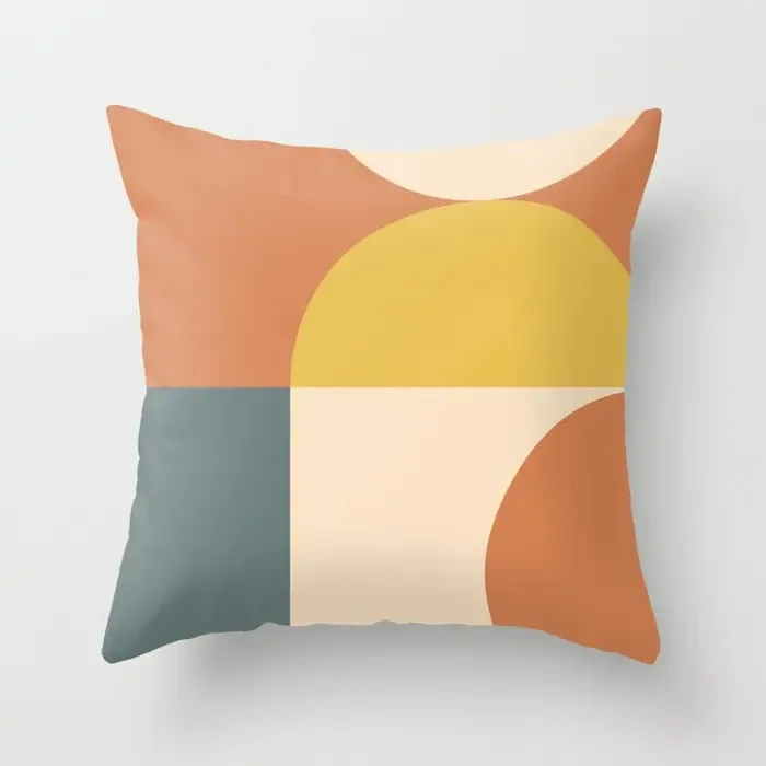 Creative Geometry Polyester Cushion Cover Modern Abstract Art Pillow Case Christmas Livingroom Sofa Bed Seats Decorative Pillows image 5