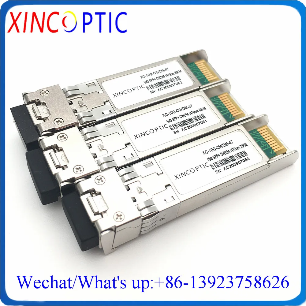 

10G 20KM 1470m 1490nm CWDM SFP+ Transceiver Module,10Gbps CWDM SFP+ 1470~1570nm DFB DOM Duplex LCUPC SMF Fiber Optic Transceiver