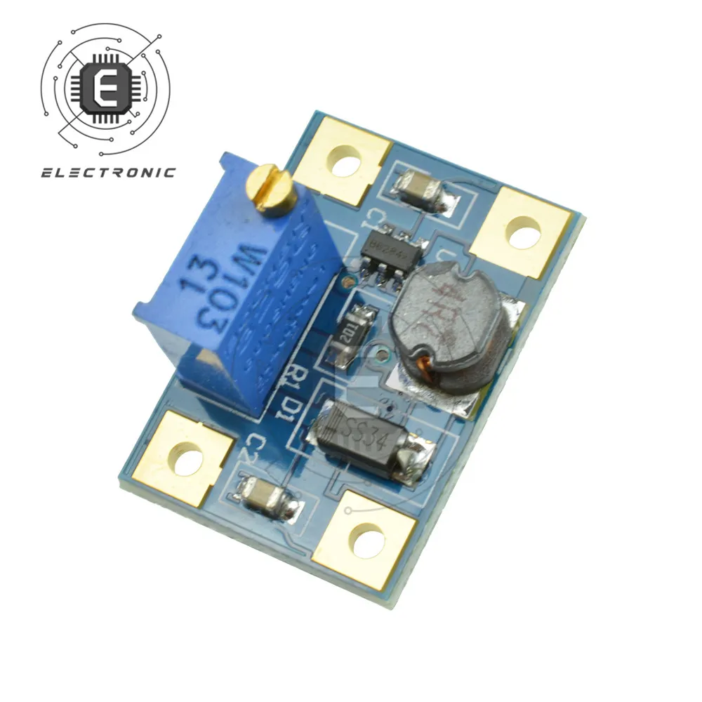 DC-DC 2V-24V DC 2V-28V 2A SX1308ปรับแหล่งจ่ายไฟ Step Up boost Converter โมดูลปัจจุบัน