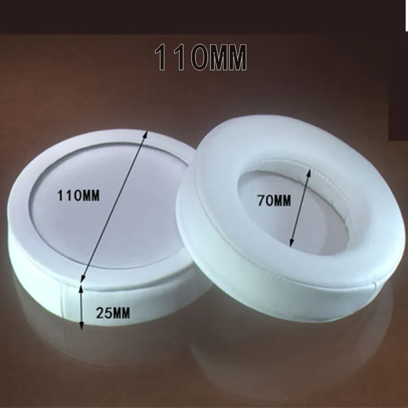 Oreillettes Rondes Blanches pour Casque Sennheiser, AKG, K550, HifiMan, ATH, Professiondynamic, DTX910, Fostex TH900, Sony