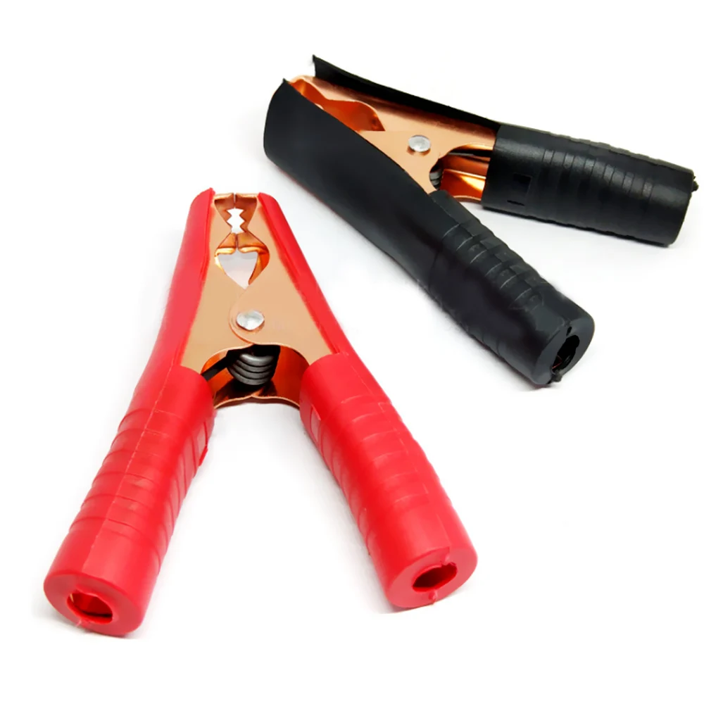 

2PCS Hot Car Alligator Clips Battery Clamps Crocodile Clip 100A Red+Black