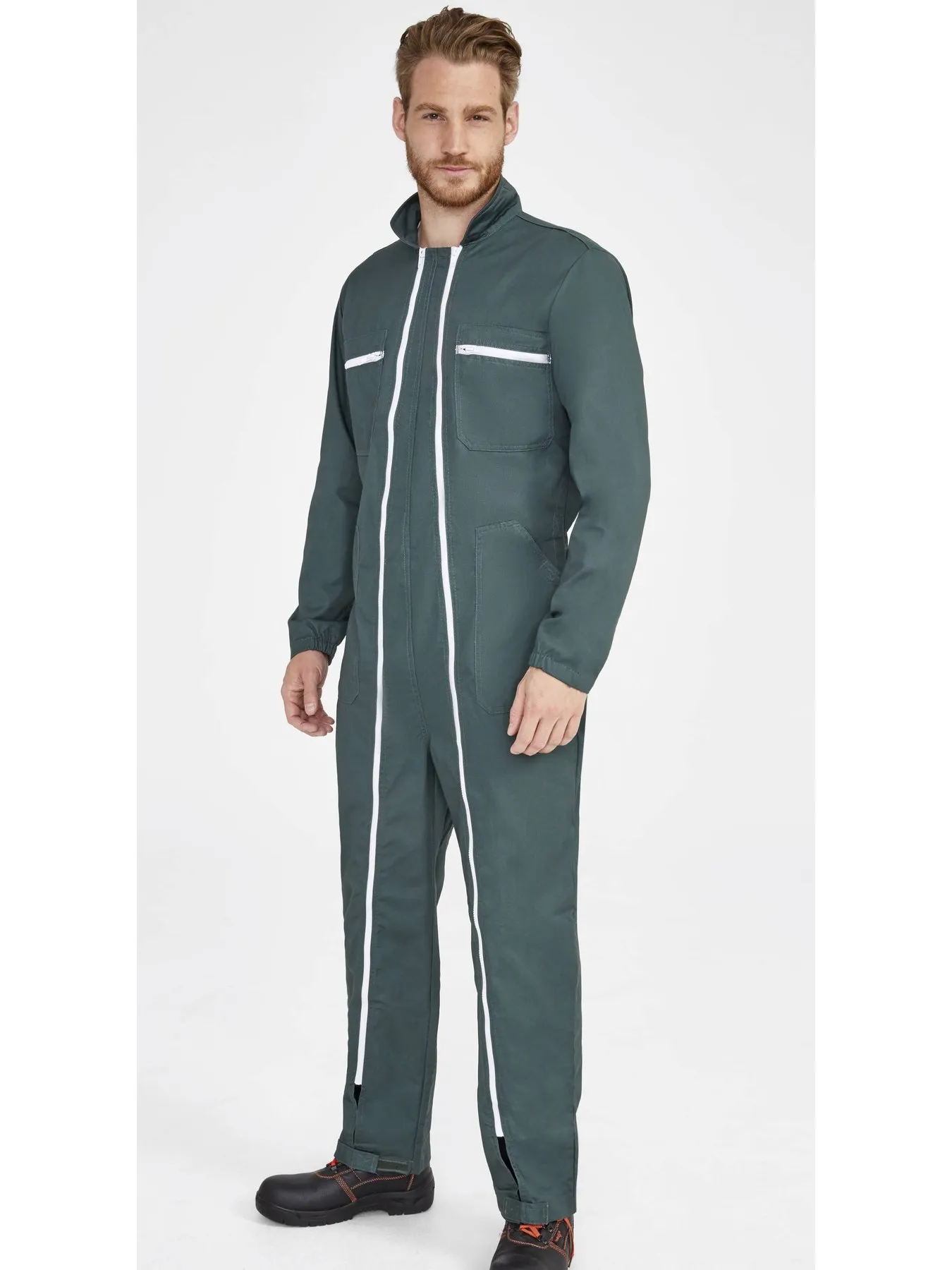 SOLS-JUPITER-PRO WORK jumpsuit MULTI WORK-professional-double zipper for comfort-various colors