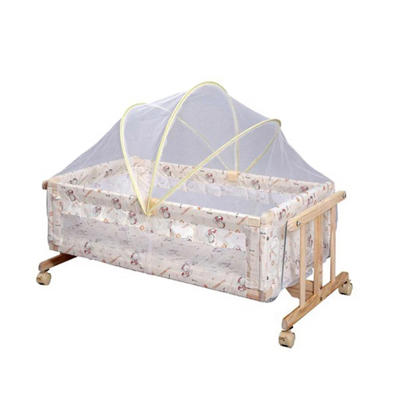 Baby Kids Cradle Mosquito Net Crib Cot Mesh Canopy Infant Toddler Playpens Bed Tent