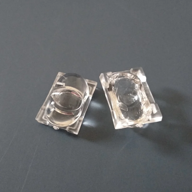 TLMZ-18.1 Wysokiej jakości soczewka optyczna LED, soczewka do oświetlenia ulicznego, rozmiar 18,1 x 13,6 x 9,5 mm, stopień 30, czysta powierzchnia, materiały PMMA