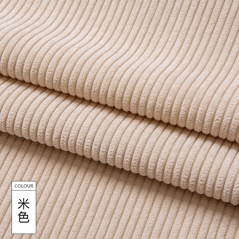 Thickened Corduroy Velvet Fabric for Shirt Clothes Dress Pants Sofa Cover Pillowcase Coat Sewing Plain Textile By Half A Meter