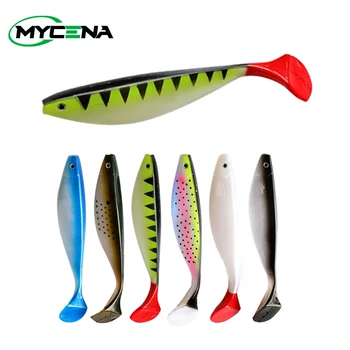 11cm/15cm/23cm 피더 낚시 루어 패들 테일 swimbaits 소프트 루어 실리콘 미끼 바다 잉어 낚시에 대한 큰 소프트 미끼 