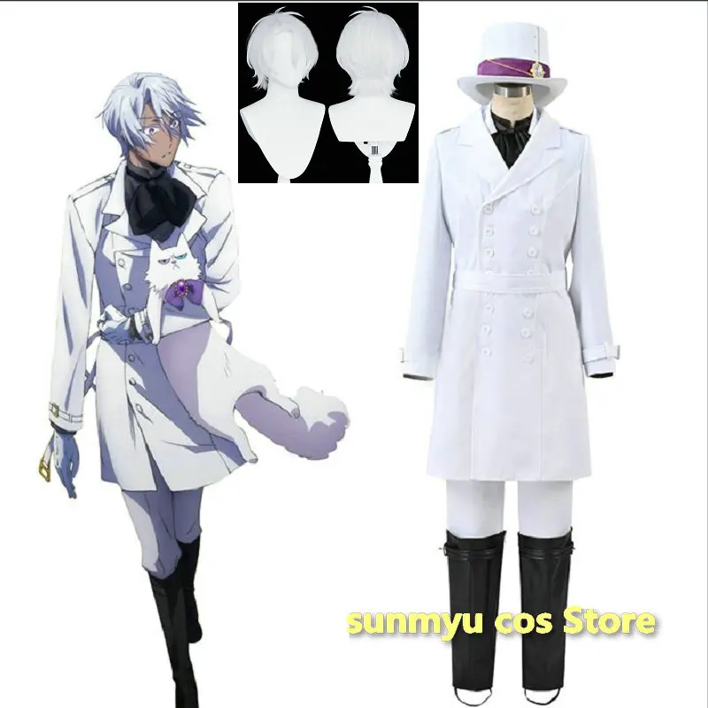 The Case Study of Vanitas Noe Archiviste Cosplay Costume Coat Hat Vanitasu no Karute Vanitas no Karte Noe Arushivisuto Cosplay