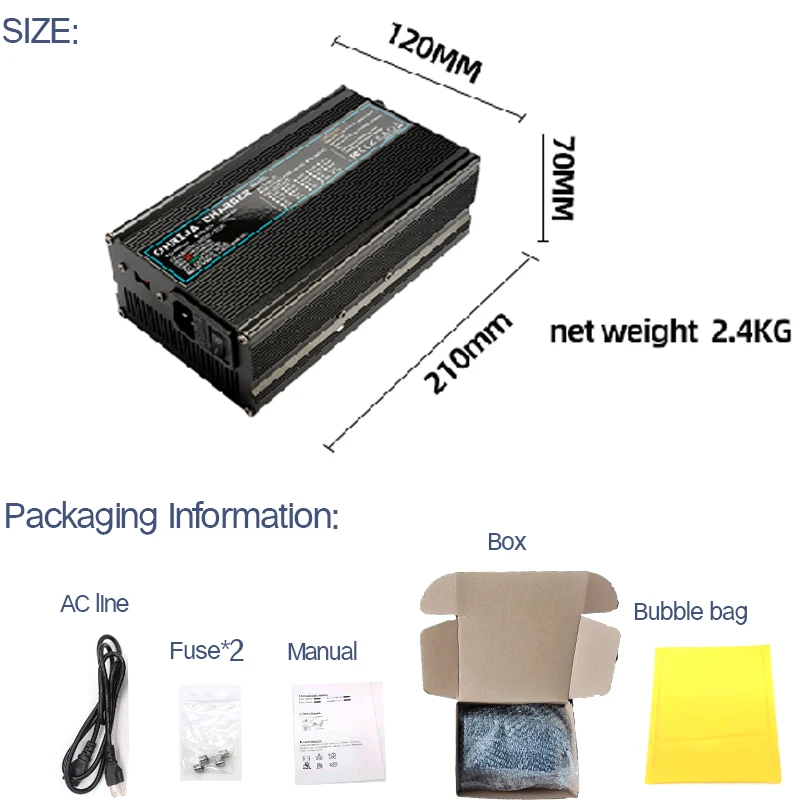 Imagem -04 - Carregador Case de Alumínio Inteligente é Adequado para 6s 22.2v ao ar Livre Bateria de Íon de Lítio Carro Equilíbrio Seguro e Estável 25.2v 20a