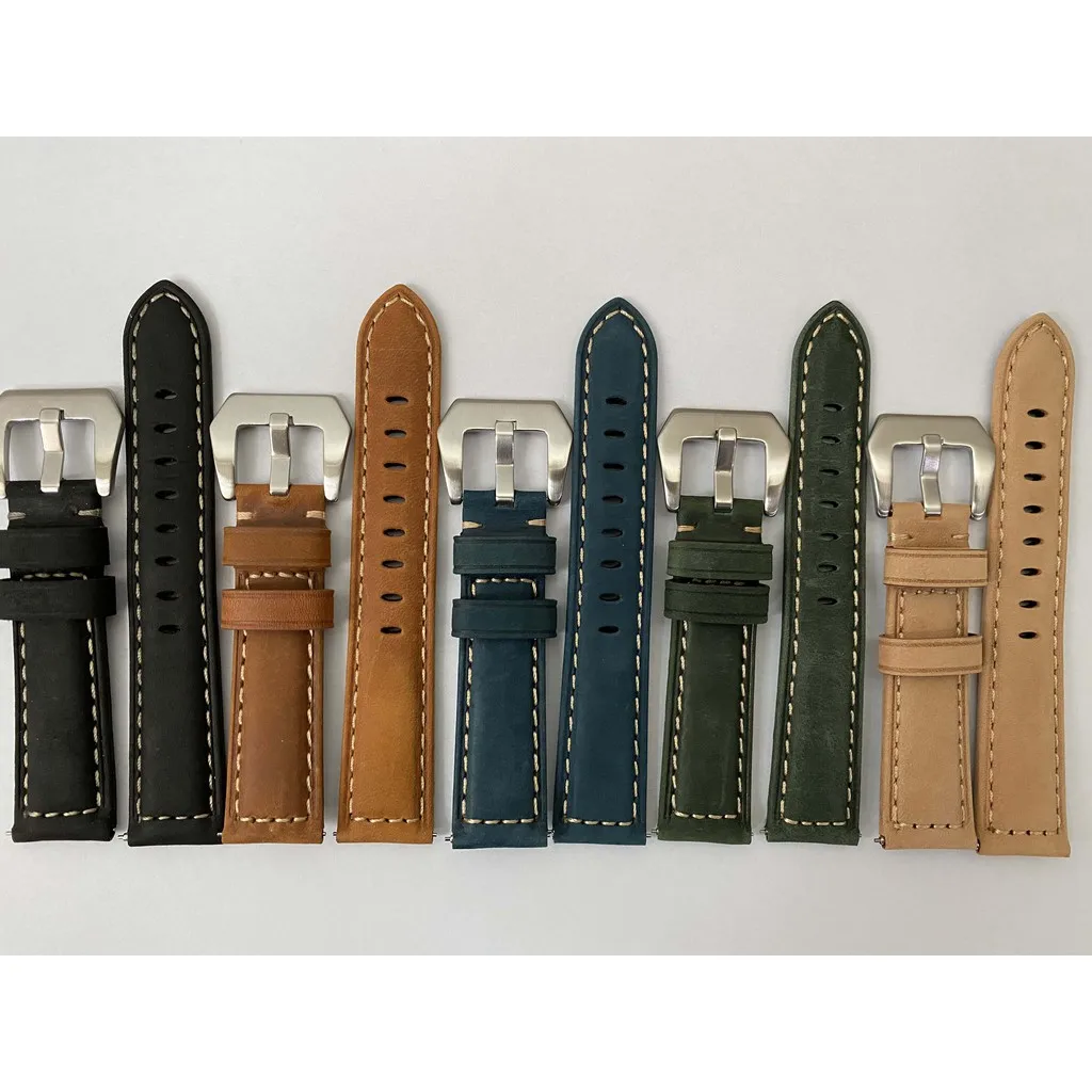 20mm Genuine Leather Watch Band Strap for Garmin Forerunner 245 245M 645 645M Smart Watch Wrist band for Venu SQ straps