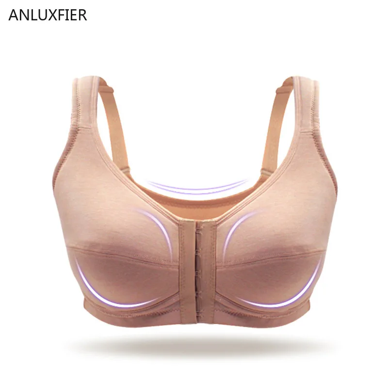 

H9624 Front Buckle Special Bra Adjustable Strap No Steel Ring Breathable Bras Underwear After Breast Cancer Surgery Bra Lingerie