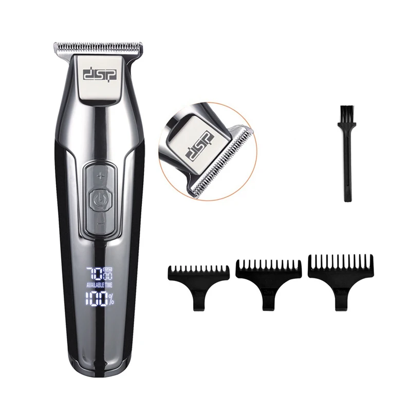 

Professional Electric Digital Hair Trimmer Rechargeable Electric Hair Clipper Men's Cordless Haircut Barber Machine LCD Display