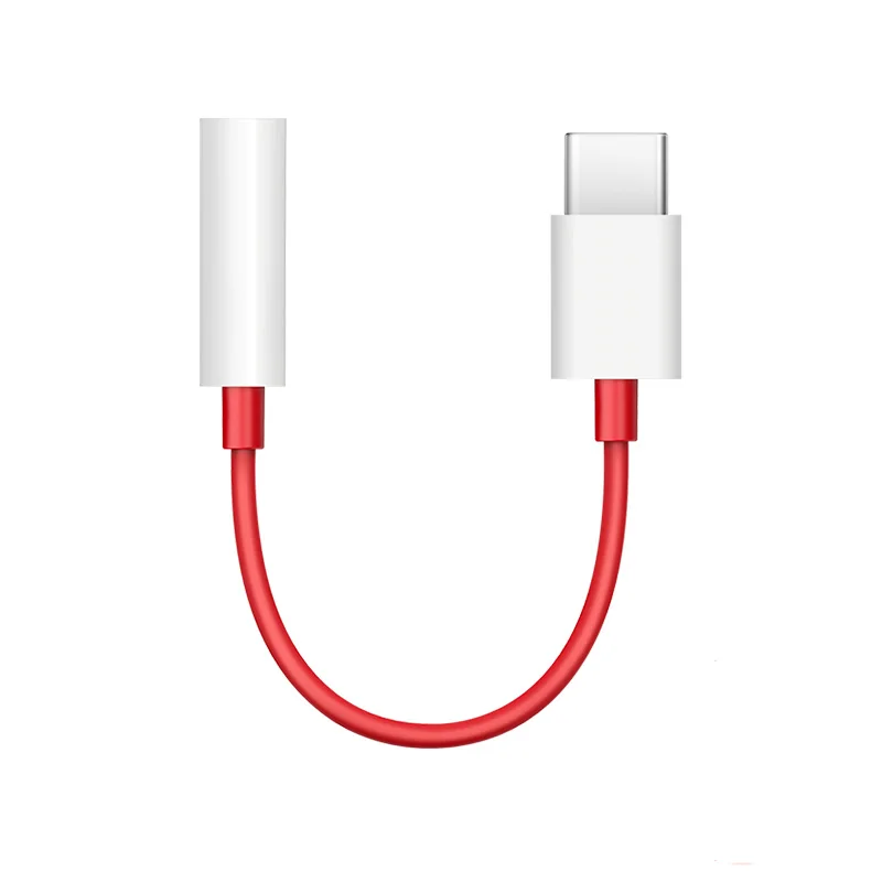 Oryginalny Oneplus 12 10 9 8 7 6T typ C do 3.5mm Jack słuchawki konwerter słuchawek typu-C AUX Adapter Audio konwerter kabel muzyczny