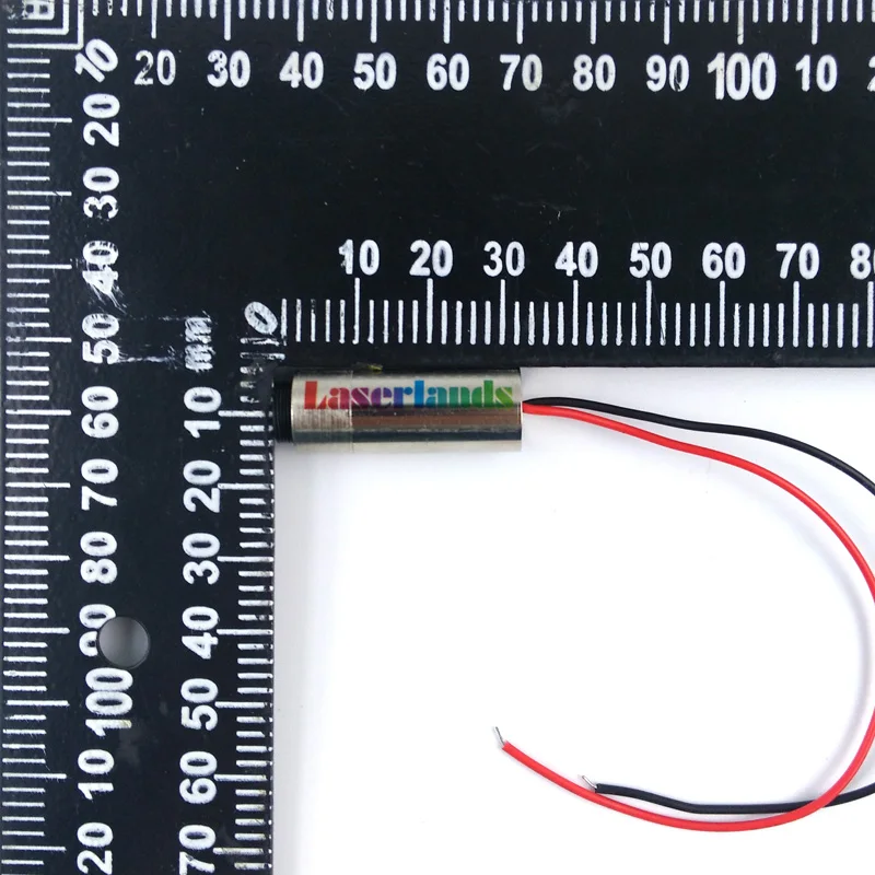 1230 enfocable 10mW 650nm 660nm Módulo de diodo de punto láser rojo con TTL