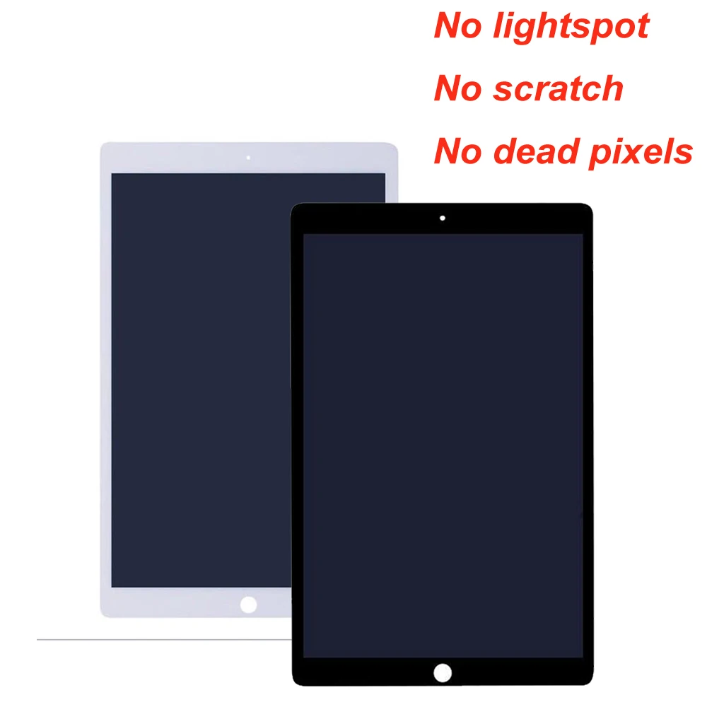 Tampilan LCD 12.9 "AAA +, layar sentuh perakitan Digitizer untuk iPad Pro 12.9 LCD 1st Gen A1584 A1652 2nd Gen A1670 A1671