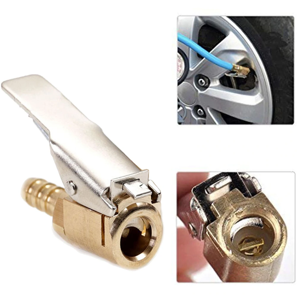 6.3/8mm Car Tyre Wheel Tire Air Chuck Inflator Pump Car Tyre Tire Inflator Valve Connector Tire Repair Tools