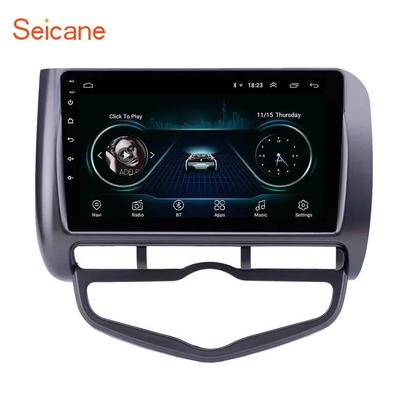 Seicane Android 10.0 Car Unit Radio for 2006 Honda Jazz City Auto AC RHD GPS Navigation USB AUX support Carplay OBD Digital TV