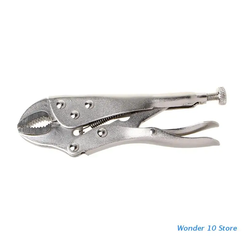 1 pc 5 Inch Locking Pliers Ground Mouth Straight Jaw Lock Vise Grip Clamp Handcraft For Mole Plier Vice Grips Pliers Tools