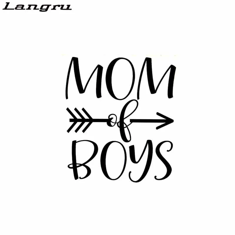 Personality Mom Of Boys Arrow Vinyl Decal Fun Car Sticker Car Accessories Jdm