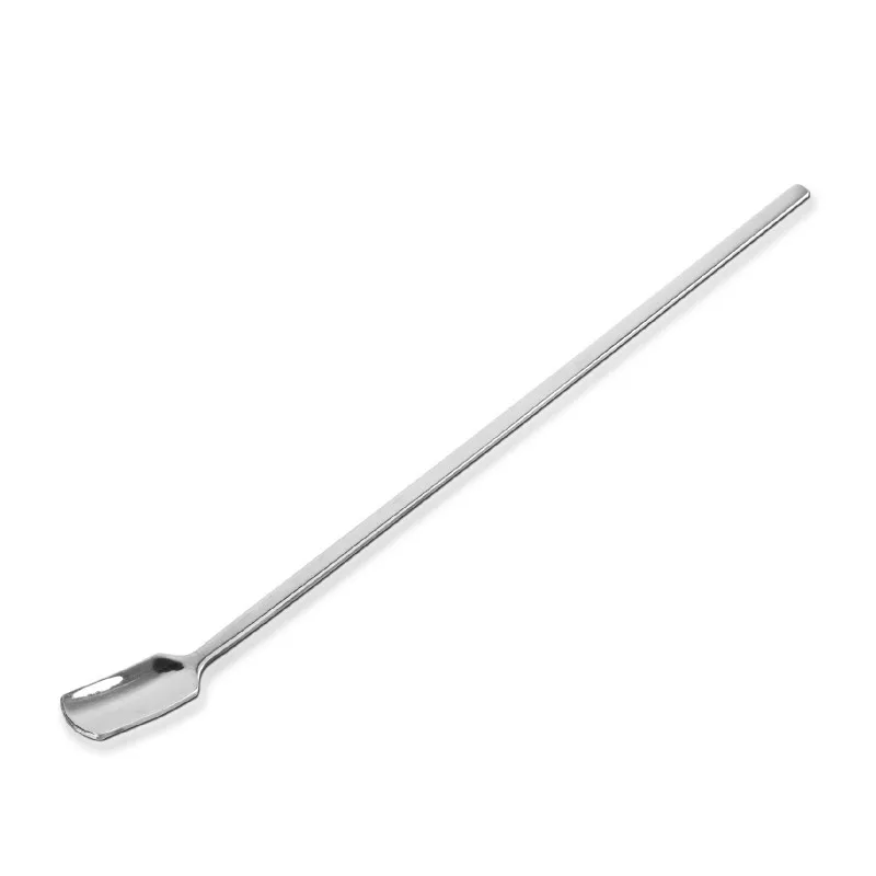 Stainless Steel Cylinder Head Shovel Bar Spoon, Cocktail Stirring, Mixing Spoons, Kitchen Barware Tools, 25 cm, 4 PCs/Lot